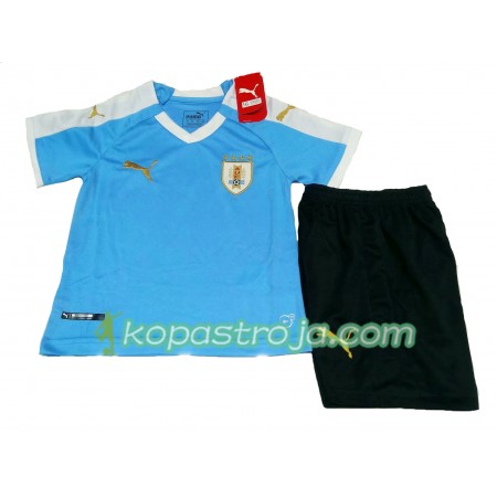 Billiga Fotbollströjor Uruguay Barn Hemma tröja Copa América 2019 Kortärmad